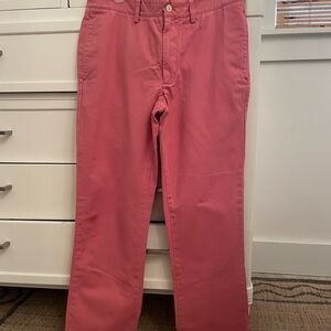 Vineyard Vines Red Chino Pants Straight Fit